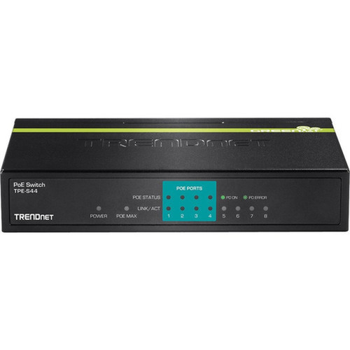 TRENDnet_TPE-S44_Fast_Ethernet_Switch_-_2_Layer_Supported_-_PoE_Ports_-_Desktop_-_Lifetime_Limited_Warranty_TPE-S44