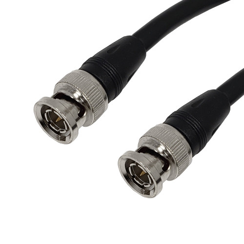 Molded Composite RG59 BNC Cable Male to Male - CL3/FT4 - 3ft