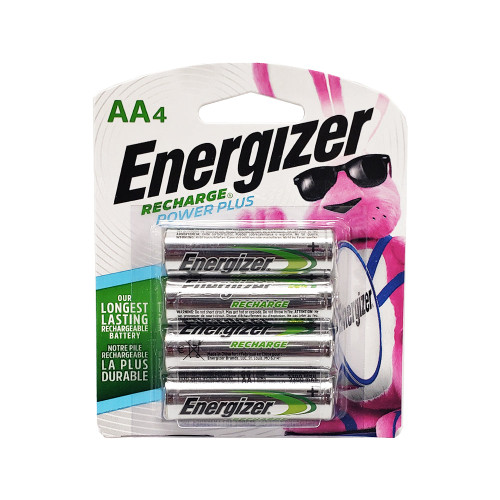 Energizer Power Plus Rechargeable AA Batteries (4 per pack)