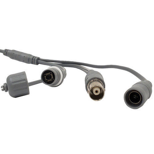 5MP Turret TVI CVI AHD CVBS Camera - 28mm Fixed Lens - Color Night Vision - IP67 Rated - White