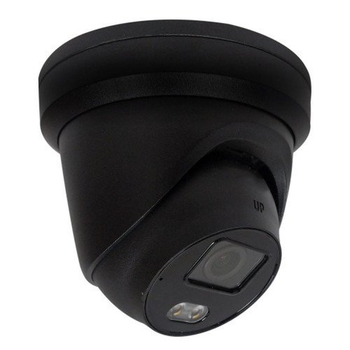 4MP Turret IP Camera - Fixed Lens - Color Night Vision - IP66 Rated - 28mm Lens - Black