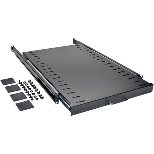 Tripp_Lite_SmartRack_SRSHELF4PSL_Rack_Shelf_-_Black_-_Cold-rolled_Steel_CRS_-_2268_kg_Maximum_Weight_Capacity_SRSHELF4PSL
