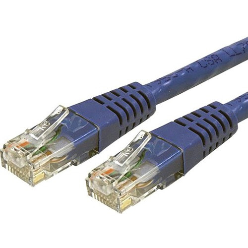 StarTech.com 100 ft Blue Molded Cat6 UTP Patch Cable - ETL Verified - Category 6 - 100 ft - 1 x RJ-45 Male - 1 x RJ-45 Male - Blue (Fleet Network)