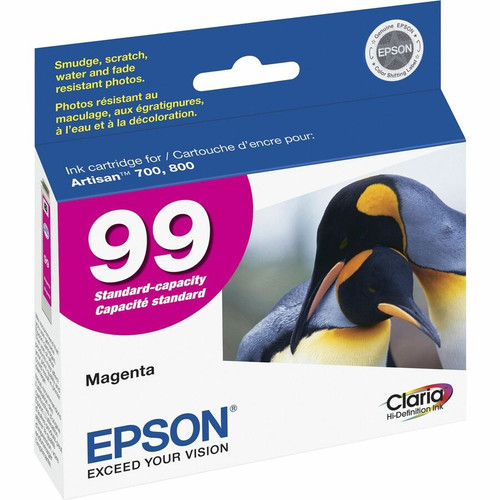 Epson Claria No. 99 Original Ink Cartridge - Inkjet - Magenta - 1 Each (Fleet Network)