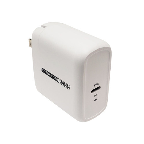 USB Wall Charger - 65W - USB Type-C - GaN  PPS - White