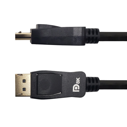 DisplayPort Male to DisplayPort Male Cable - v1.4 - VESA Certified HBR3 - CL3 - 8K 60Hz - 3ft