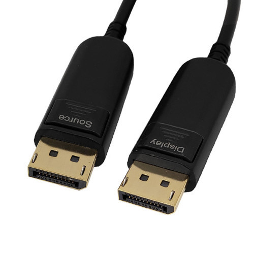 AOC Active Optical Cable - DisplayPort 8K60Hz - 324Gbps V14 Cable - CMP Plenum Rated - 25ft