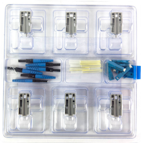 AFL FUSEConnect LCUPC SM Connector - 2mm Blue 6 pack
