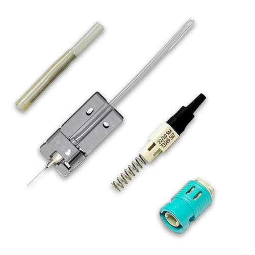 AFL FUSEConnect STPC MM 50u 10Gig Connector - 900um Aqua 6 pack