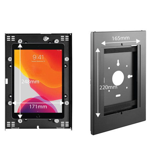 Anti-Theft Security Tablet Mount for iPadAirPro Galaxy Tab A 2019 - Black