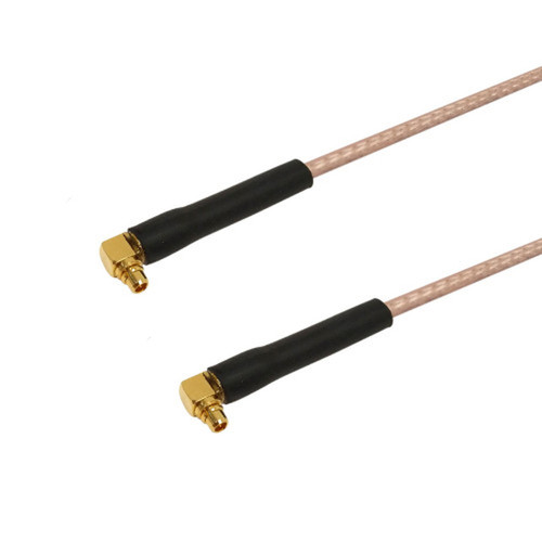 Premium  Cables RG316 MMCX Male Right Angle to MMCX Male Right Angle Cable - 05ft
