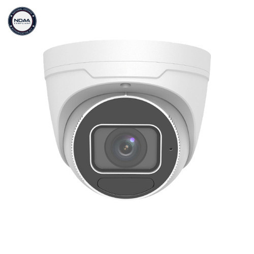 8MP Varifocal Turret IP Camera - 2812mm - Smart IR - IK10 IP67 Rated - White