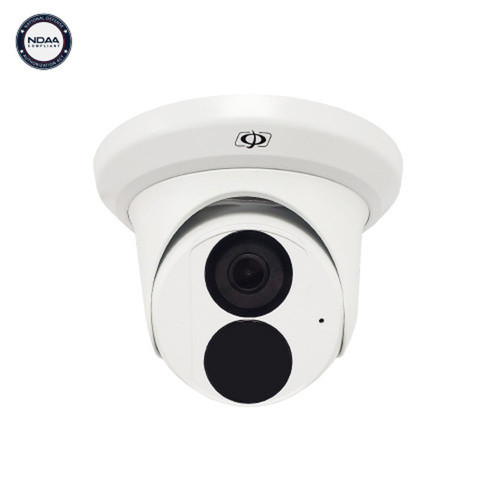 4MP Turret IP Camera - Fixed Lens - Smart IR - WDR - HLC - Microphone - IP67 Rated - 28mm Lens - White