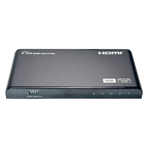 1x4 HDMI Splitter 4Kx2K60Hz EDID HDCP 22 YUV 444