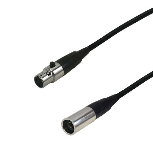 Premium  Cables Balanced mini-XLR Male to mini-XLR Female Cable - 3ft