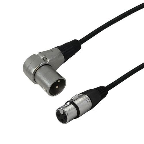 Premium  Cables XLR Microphone Right Angle Male To Female Cable FT4 - 15ft