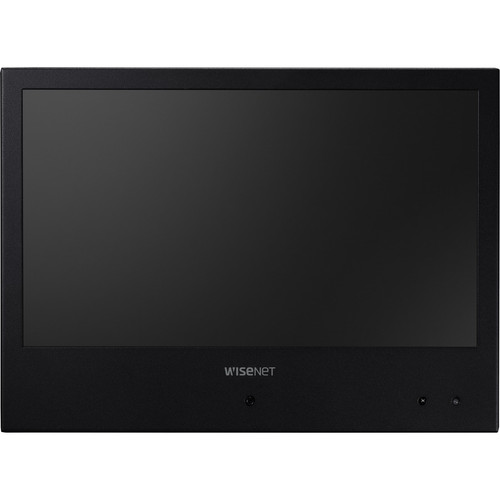 Wisenet SMT-1030PV 10" Class Webcam WSVGA LCD Monitor - 16:9 - Black - 10.1" Viewable - LED Backlight - 1024 x 600 - 262k - 500 - 20 - (Fleet Network)