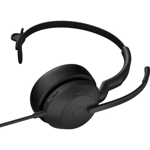 Jabra Evolve2 50 Headset - Mono - USB Type C - WiredWireless - Bluetooth - 984 ft - 20 Hz - 20 kHz - On-ear - Monaural - Supra-aural 25089-889-899