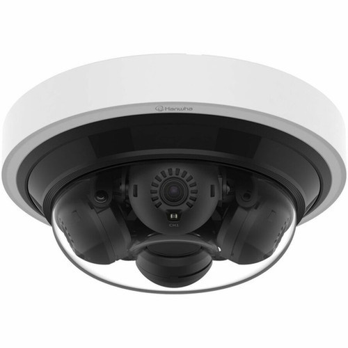 Hanwha PNM-C16013RVQ 4 Megapixel Network Camera - Color - Dome - White - 6562 ft 20 m Infrared Night Vision - H264 H265 MJPEG PNM-C16013RVQ