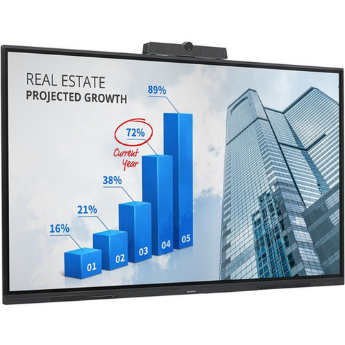 Sharp AQUOS BOARD PN-L2B PN-L652B Interactive Whiteboard - 65 - 3160 80264 mm x 5630 143002 mm Active Area - WiredWireless PNL652B