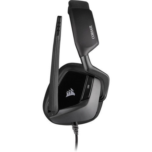 Corsair VOID ELITE SURROUND Premium Gaming Headset with 71 Surround Sound - Carbon - Stereo - Mini-phone 35mm USB - Wired - 32 - CA-9011205-NA