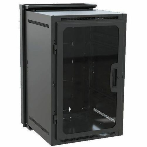 Middle Atlantic DWR Series 18RU Pivoting Wall Rack - 26in Depth - Black - 18U Rack Height - Wall Mountable - Black - Plexiglas Steel DWR-18-26PD