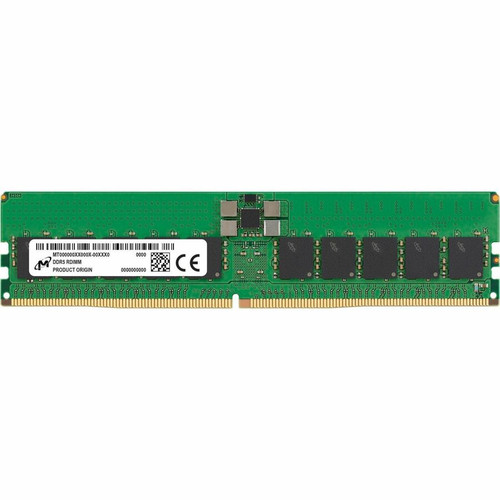 Crucial 32GB DDR5 SDRAM Memory Module - For Server, Workstation - 32 GB (1 x 32GB) - DDR5-4800/PC5-38400 DDR5 SDRAM - 4800 MHz Memory (Fleet Network)