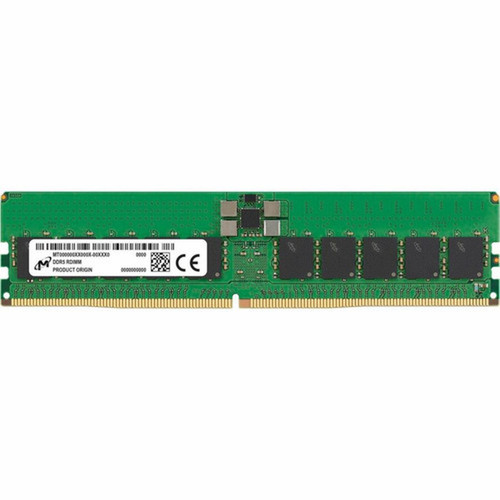 Crucial 32GB DDR5 SDRAM Memory Module - For Server Workstation - 32 GB 1 x 32GB - DDR5-4800PC5-38400 DDR5 SDRAM - 4800 MHz Memory MTC20F2085S1RC48BR