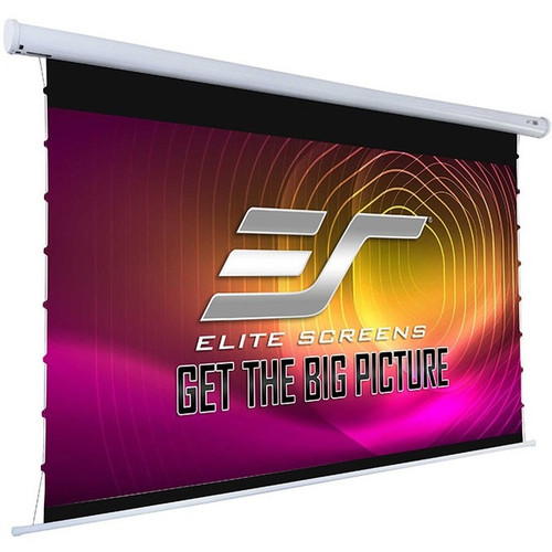Elite Screens VMAX Tab-Tension 3 VMAXT110XWH3 110" Electric Projection Screen - 16:9 - Matte White, CineWhite ISF - 53.9" x 98.8" - (Fleet Network)