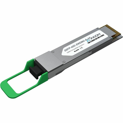 Axiom 40GBase-SWDM4 QSFP+ Transceiver for Cisco - QSFP-40G-SWDM4-S - For Data Networking, Optical Network - 1 x LC 40GBase-SWDM4 - - - (Fleet Network)