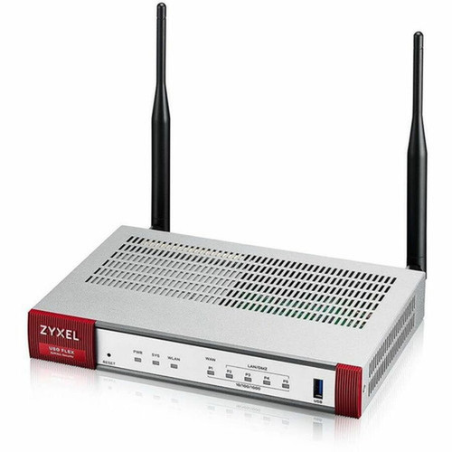 ZYXEL USG FLEX 50AX Network SecurityFirewall Appliance - 5 Port - 101001000Base-T - Gigabit Ethernet - 4375 MBs Firewall - LAN - USGFLEX50AX