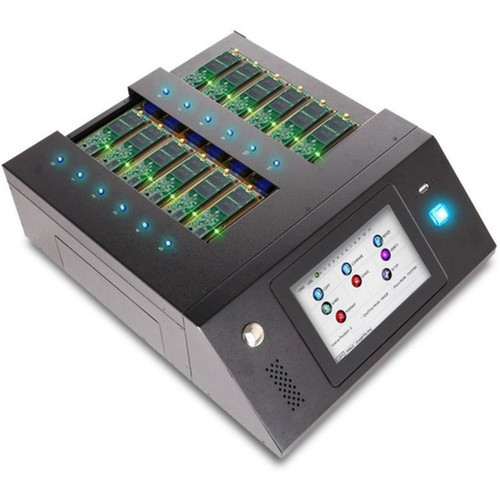 Kanguru KanguruClone 11 M2 NVMe SSD Pro Duplicator - Standalone - TAA Compliant - 1 x Source Drives Supported - 11 x Destination - KCLONE-11NVME