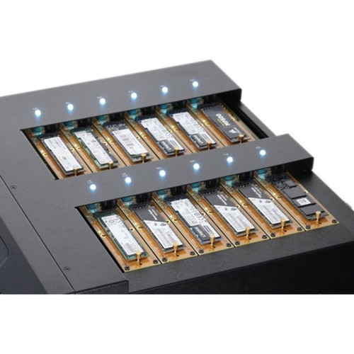 Kanguru KanguruClone 11 M2 NVMe SSD Pro Duplicator - Standalone - TAA Compliant - 1 x Source Drives Supported - 11 x Destination - KCLONE-11NVME