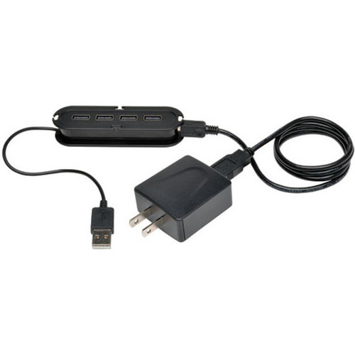 Tripp_Lite_4-Port_USB_20_Hi-Speed_Ultra-Mini_Hub_with_power_adapter_-_USB_-_External_-_4_USB_Ports_-_4_USB_20_Ports_-_Mac_U222-004-R