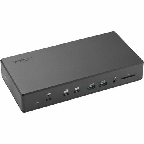 Kensington SD4880P USB-C 10Gbps Quad Video 17-in-1 Driverless Dock - for NotebookMonitorSmartphoneKeyboardMouseFlash DriveWebcam K34113NA