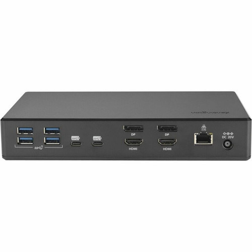 Kensington SD4880P USB-C 10Gbps Quad Video 17-in-1 Driverless Dock - for NotebookMonitorSmartphoneKeyboardMouseFlash DriveWebcam K34113NA
