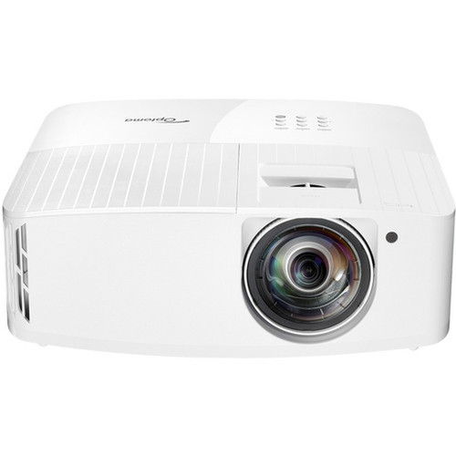 Optoma 4K400STx 3D Short Throw DLP Projector - 169 - White - High Dynamic Range HDR - Front - 2160p - 4000 Hour Normal Mode - 10000 4K400STX