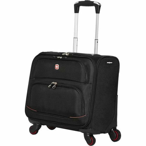 SwissGear SWA5176R-009 Carrying Case for 15" Notebook - Black - Polyester Body - Handle - 16.50" (419.10 mm) Height x 13.50" (342.90 x (Fleet Network)