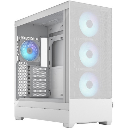 Fractal Design Pop XL Air RGB Computer Case - Tower - White - Steel Tempered Glass - 10 x Bay - 4 x 472 120 mm x Fans Installed FD-C-POR1X-01