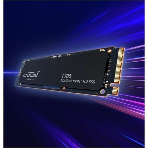 Crucial T705 4 TB Solid State Drive - M2 2280 Internal - PCI Express NVMe PCI Express NVMe 50 x4 - Desktop PC Device Supported - - CT4000T705SSD3