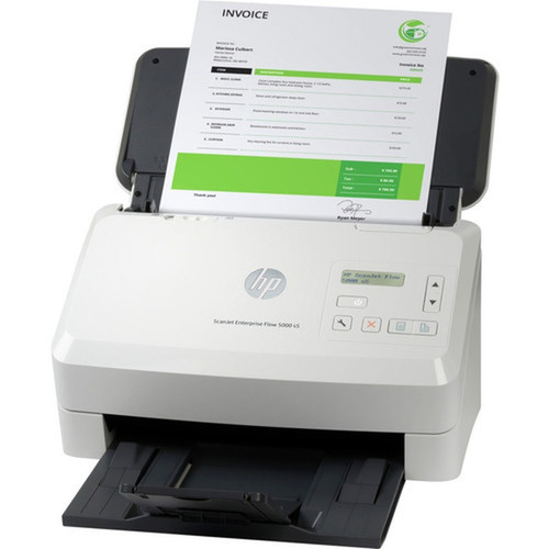 HP Scanjet Enterprise Flow 5000 S5 Sheetfed Scanner - 600 dpi Optical - 65 ppm Mono - 65 ppm Color - Duplex Scanning - USB 6FW09ABGJ