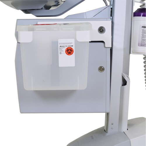 Ergotron Mounting Bracket for Drawer Medical Cart - White - TAA Compliant - 231 kg Load Capacity 98-414-251