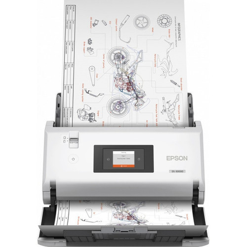 Epson WorkForce DS-30000 Large Format Sheetfed Scanner - 600 dpi Optical - 30-bit Color - 24-bit Grayscale - 70 ppm Mono - 70 ppm - B11B256201