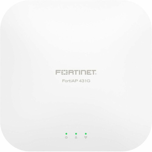 Fortinet FortiAP 431G Tri Band 80211ax 816 Gbits Wireless Access Point - Indoor - 240 GHz 5 GHz 6 GHz - InternalExternal - MIMO FAP-431G-A