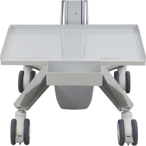 Ergotron SV Front Shelf with Fetal Monitor Shelf - 1089 kg Weight Capacity - Steel - Gray - TAA Compliant 98-417-214