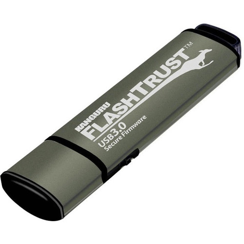 Kanguru FlashTrust&trade; USB3.0 Flash Drive with Physical Write Protect Switch, 32G - 32 GB - USB 3.0 - 230 MB/s Read Speed - 45 MB/s (Fleet Network)