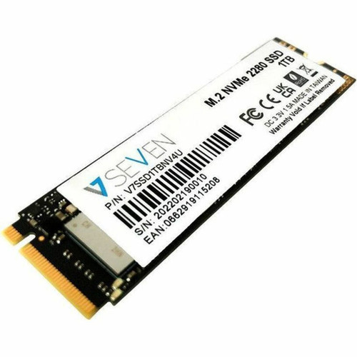 V7 V7SSD1TBNV4U 1 TB Solid State Drive - M2 Internal - PCI Express NVMe PCI Express NVMe 40 x4 - TAA Compliant - 7400 MBs Maximum V7SSD1TBNV4U