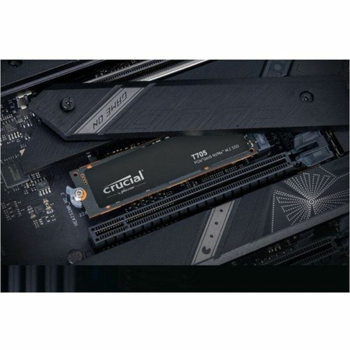 Crucial T705 1 TB Solid State Drive - M2 2280 Internal - PCI Express NVMe PCI Express NVMe 50 x4 - Desktop PC Device Supported - - CT1000T705SSD3