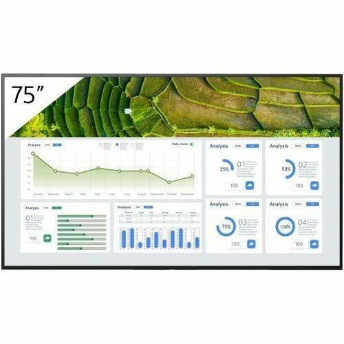 Sony BRAVIA FW-75BZ30L Digital Signage Display - 75" LCD - In-plane Switching (IPS) Technology - High Dynamic Range (HDR) - 24 Hours/7 (Fleet Network)