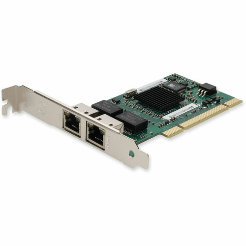 AddOn Intel Gigabit Ethernet Card - PCI - 2 Port(s) - 2 - Twisted Pair - 10/100/1000Base-T - Plug-in Card - TAA Compliant (Fleet Network)